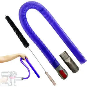 Vacuum Accessories & Attachment Compatible with  V7 V8 V10 V11 V15 V6 DC58 DC59 - Dryer Vent Cleaner Kit & Refrigerator Condenser Coil Brush- Flexible Crevice Tool for Small Crevice