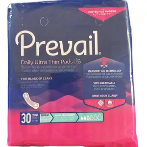 Prevail Daily Ultra Thin Pads - 30 Count Lightweight Ultra Thin Pads for Bladder Leaks - Comfortable and Effective Hygiene Solution
