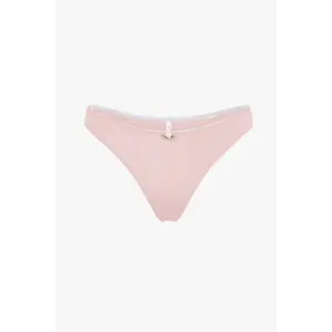 LOW RISE THONG IN PETAL