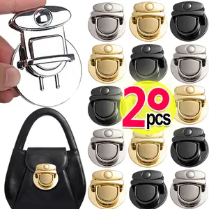 Metal Locks Bag Clasp Catch Buckles for Handbags Purse Tote Closures Snap Clasps  Craft Hardware