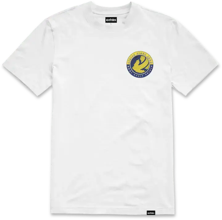 ETNIES AROUND THE WORLD TEE 22 Singles 100% Cotton Combed Ring Spun Fine Jersey T-Shirt with Woven Clamp Label, Streetwear, Tshirt, Shortsleeve, Menswear, Men's T Shirts, All Season, Round Neck, Tops, Standard, All Seasons
