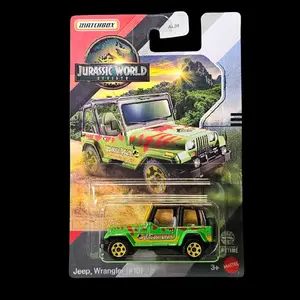2025 Matchbox Jurassic World Rebirth Jeep Wrangler #18 green Diecast