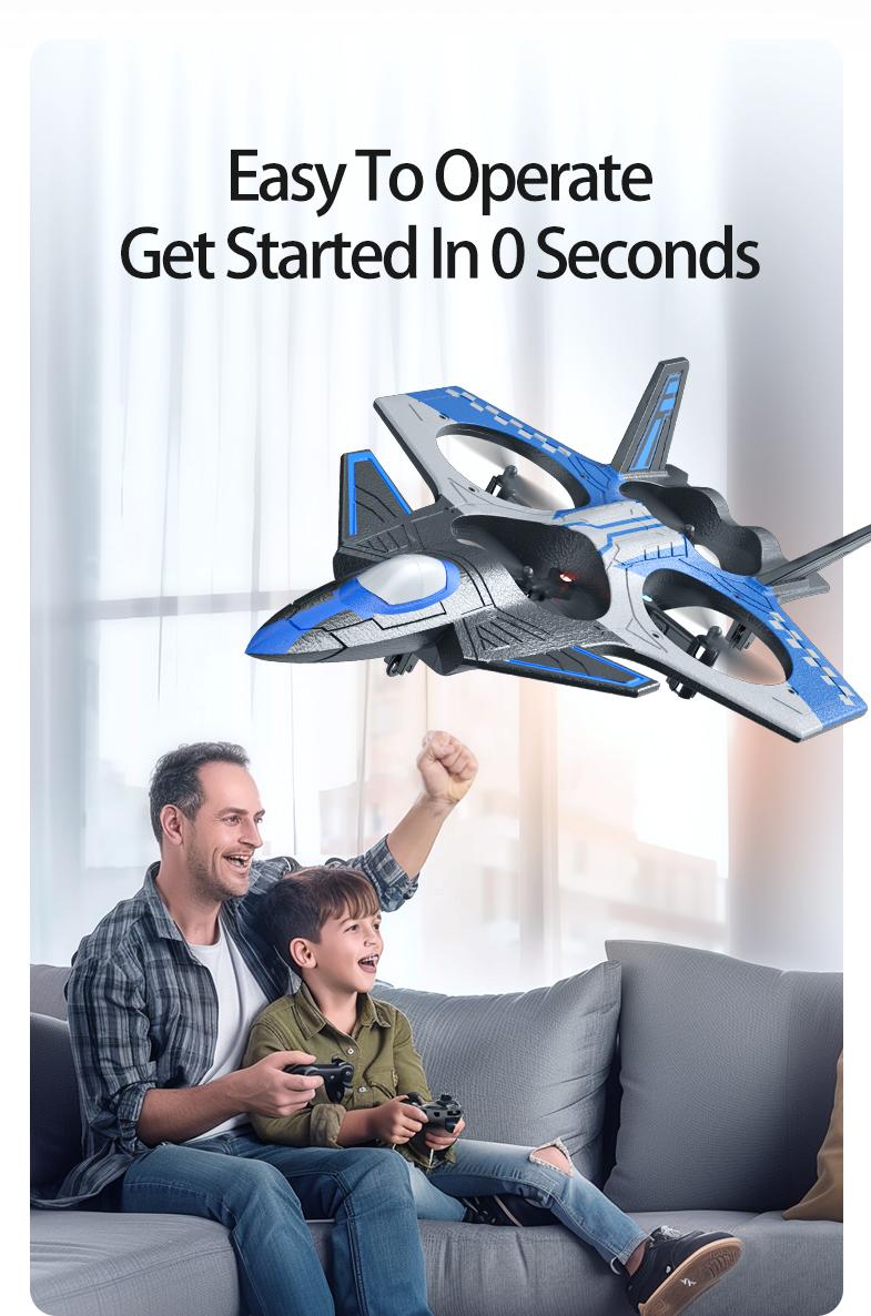 tongliKids Remote Control Foam Airplane Electric Stunt Aircraft Drone Quadcopter Easy to Control for Beginners Durable and Impact Resistant EPP Soft Foam Stunt Rolling Drone for Kids Ages 8-12 Christmas Halloween Thanksgiving Gift