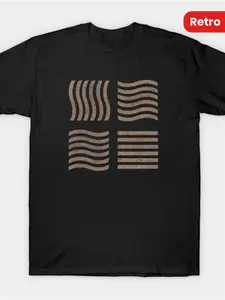 Men's Retro Fifth Element Graphic T-Shirt - Minimalist Iconic Stone Design Short Sleeve Tee, Bohemian Style Round Neck Casual Shirt for all-Season Wear (Machine Washable, Neutral Color for Everyday & Themed Events), PLUS SIZE