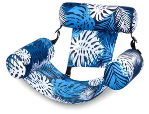 Inflatable Pool Floats Adult Multi-Functional Portable Accessory Durable Single Lounge Chair for Outdoor Pool Beach Lake Water Activities