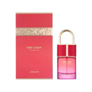 LONKOOM Fiery Charm Eau De Parfum 50ML Long Lasting Fragrance for Women and Men Perfume Ambers Tuberose Unisex Appeal Gift Ready Packaging summervibes summervibes