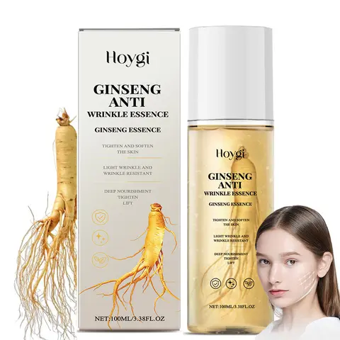 HOYGI Natural Ginseng Anti-Aging Hydrating Essence Water - 100% Wild Himalayan Ginseng, Retinol-Infused, Gentle, Sensitive-Friendly, 8-Sec Absorb, Brightening, Radiance-Boosting, Firming, Wrinkle Care, Even Out Skin Tone & Texture, All Types