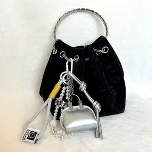 1 Stylish Keychain - A women's bag accessory, perfect for hanging keys or bags, cute keychain accessory, leopard print keychain, plush keychain, women's keychain, Keychain wristlet strap