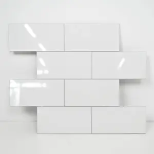 COLAMO Pure White Peel and Stick Backsplash Subway Marble Look Tile for Kitchen Bathroom wallpaper marble pattern self adhesive wallpaper