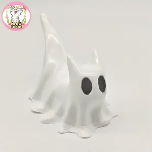 ghost kitten handmade squishy toy