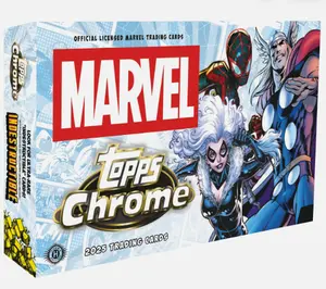 2025 TOPPS CHROME MARVEL COMICS HOBBY BOX