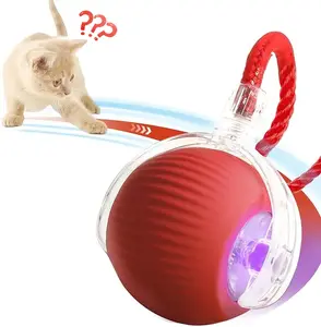 Interactive Cat Toy Ball Automatically rolling electric ball, suitable for indoor cats/dogs, brings the fun of chasing tails. Motion sensing, keeps pets busy and enjoys rich sports stimulation. Great pet gifts/supplies.