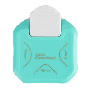 3 Way Corner Rounder Punch, 4mm, 7mm, 10mm 3 in 1 Corner  for Paper Crafts, DIY Projects, Laminate, Photo Corner, Card Making and Scrapbooking