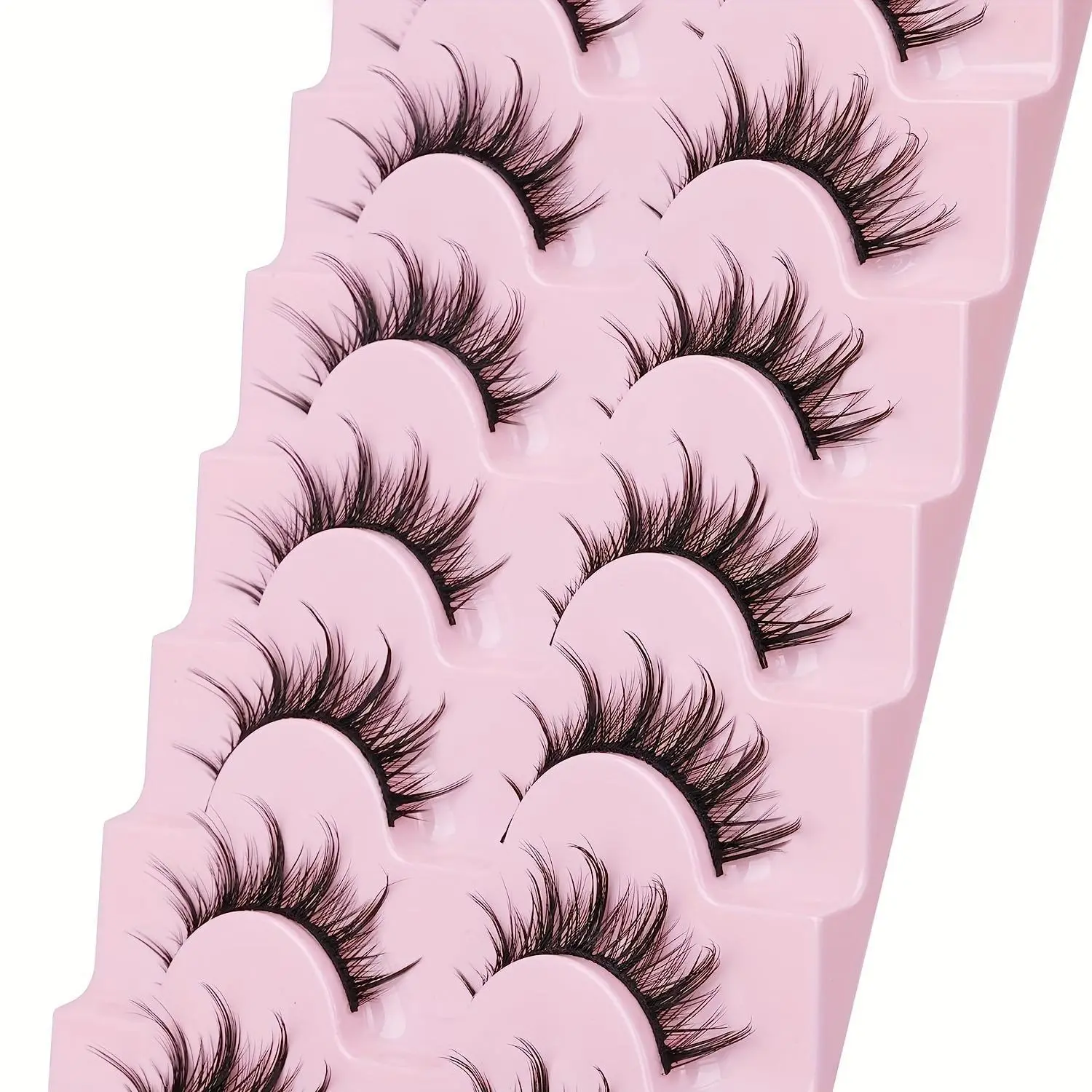 3D Volume Eyelashes Kit, Natural Look False Eyelashes, Reusable Thick Eyelashes For Women, Diy Volume Eyelashes