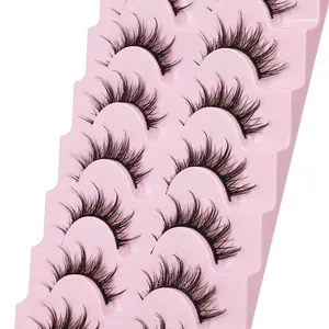 3D Volume Eyelashes Kit, Natural Look False Eyelashes, Reusable Thick Eyelashes For Women