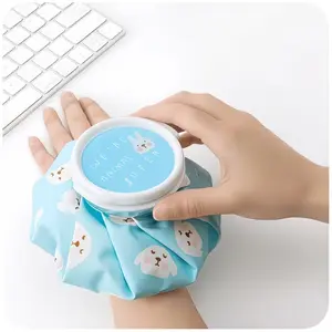 Leak-Proof Refillable Hot Water Bag Reusable Hot Cold Ice Pack with Elastic Breathable Wrap for Adult Daily Therapy