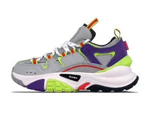 SHMK contrast thick-soled old shoes neutral retro trend sneakers for men and women.