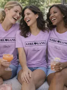 Girl Gang Premium Tee, 100% Cotton, Made in the USA