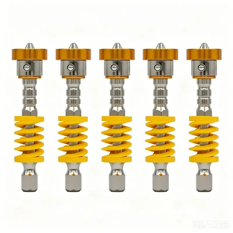 Magnetic Screwdriver Bits Set - Spring-Loaded Quick Change Hex Shank Drill Attachment Tool Kits for Electric Drills, Power Tools, Father's Day Gift
