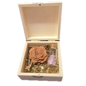 Mother's Day Red Rose Rock Crystal/Love Jar Gift Box