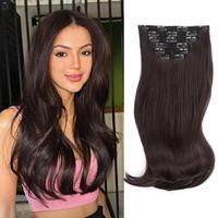 16 inch Dark Brown 7PCS