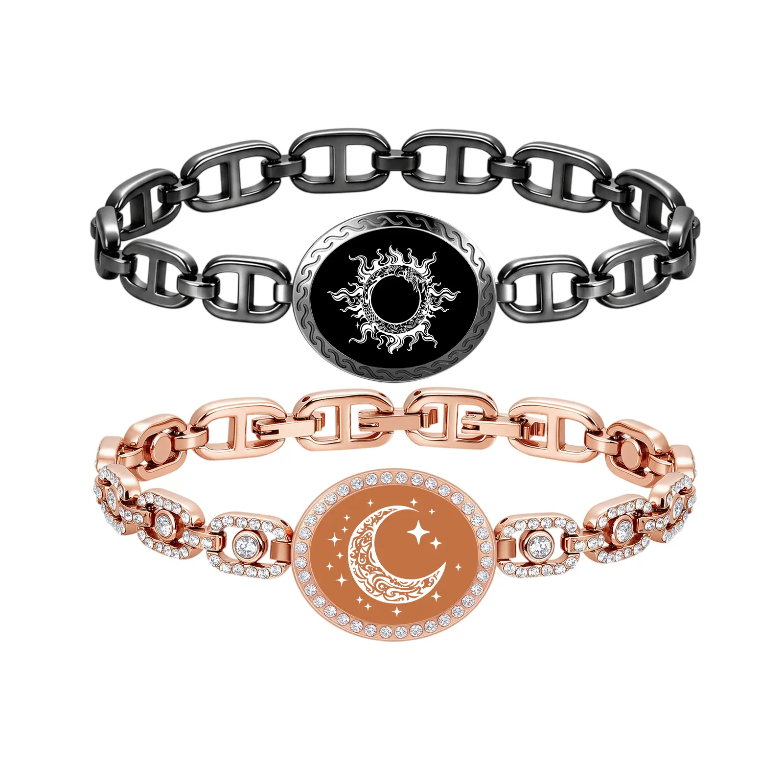 TUTEVETA Couple Smart Bracelets, Long Distance Touch Bracelets with Light & Vibration, 30M Waterproof, Remote Camera Control, Romantic Gifts for Couples pulsera para mi novio daughter mother