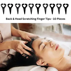 Back Scratching Finger Tips - My Boyfriend's Back Scratcher - Fits All Size Hands. This product is not sharp. It mimics the feeling of natural nails.