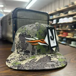 Sitka Logo Trucker Hat - Optifade Cover / Grey Mesh