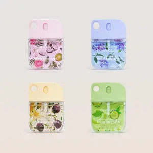 Wish Ultimate 4-Pack Freshness Hand Sanitizer Bundle - Cucumber Melon, Sweet Guava & Fresh Coconut, Violet Orchid & Sandalwood, Black Plum & Vanilla (1.2 fl oz Each, 4 Total)