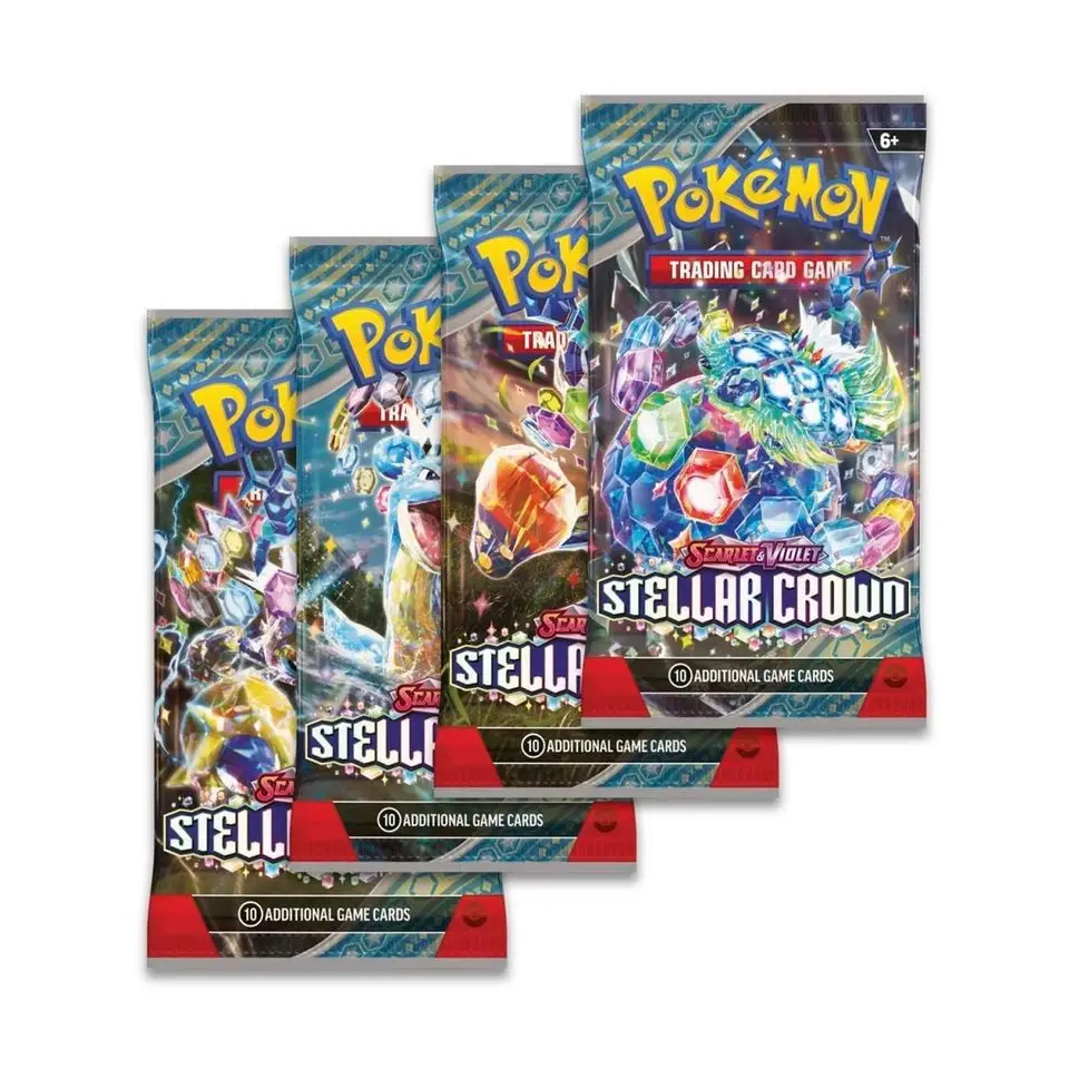 Pokemon Scarlet and Violet - Stellar Crown Booster Trading Cards