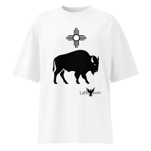 LuMen Unisex White Buffalo Oversized Tee