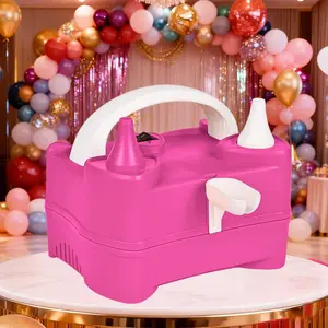 electric balloon pump balloon blowerinflatable pump doublehole automatic inflatorinflatable ball machine wedding roomballoonblowing weapon