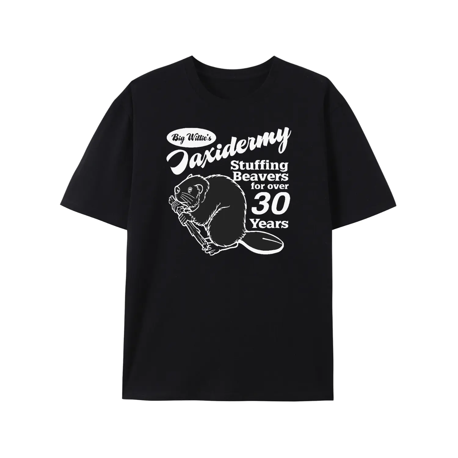Men's Funny Taxidermy T-Shirt Offensive Stuffing Beavers Shirts Hunting Tees