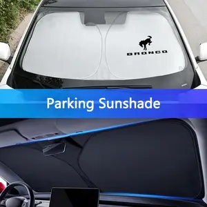 Car Windshield Sun Shade Cover, Sun Protector Board for Ford Bronco, Stline, Focus Mk2 Mk3 Mk4, Mustang Gt, Shelby, Mondeo