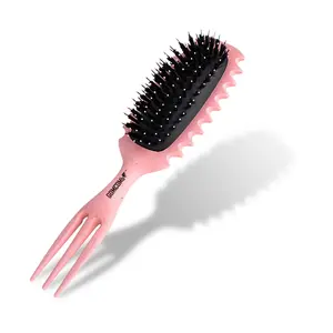 H2PRO GOMCOMb DOKKAEBI DETANGLE AND CURL - PINK - GCDO02 - PROFESSIONAL HAIR BRUSH