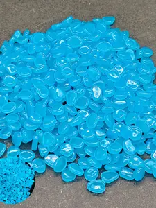 1pcs 5-8mm Glow-In-The-Dark Pebbles for Fish Tank Garden Micro Landscape, Fluorescent Stone 0.26g, Cross-Border Night Light Stones