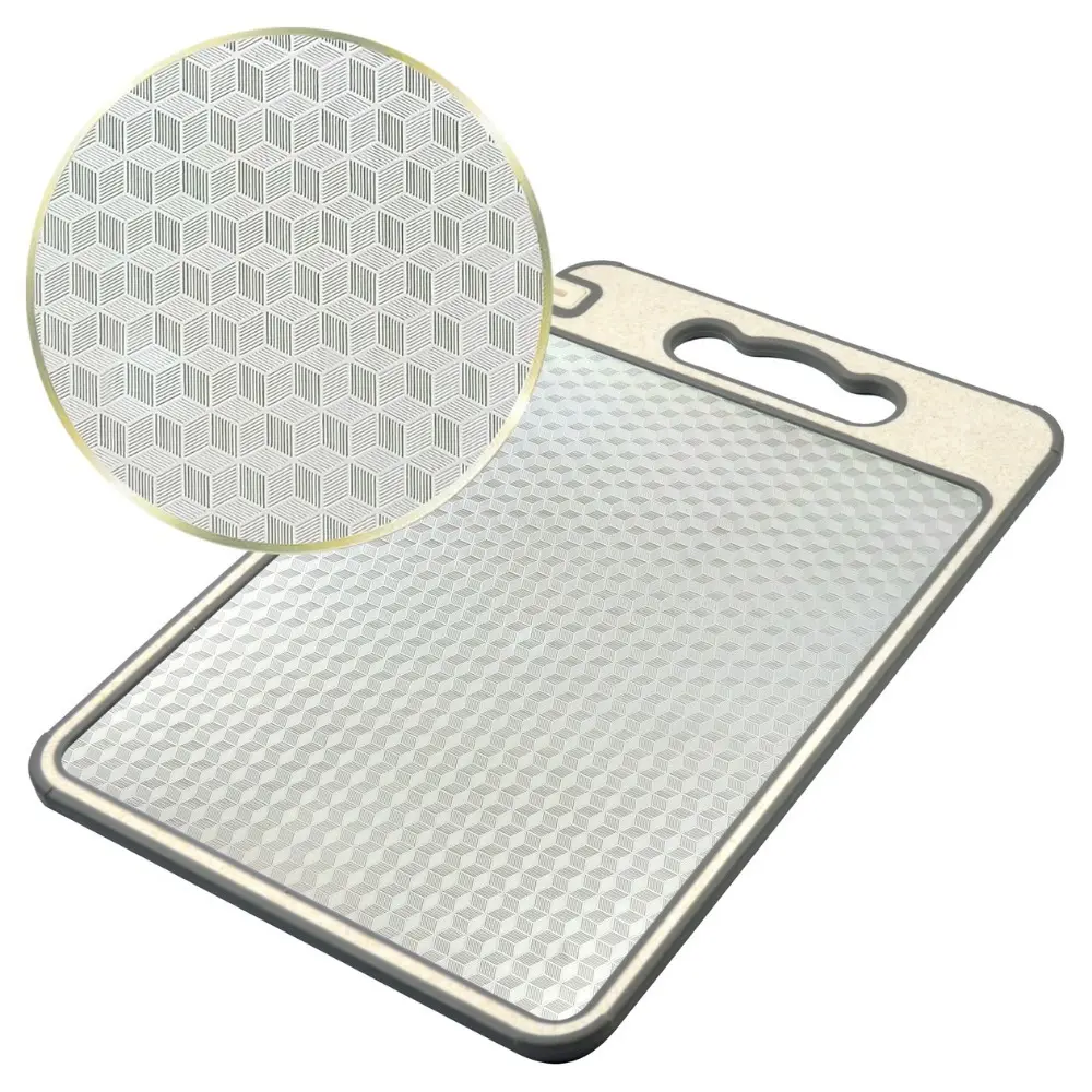 4-In-1 Defrosting Tray Set with Cutting Board & Sharpener, Large Capacity, Chemical-Free, Eco-Friendly Design, Essential Kitchen Tool