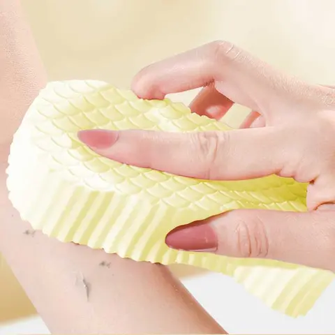 Buy 1 Get 1 3D Texture Upgraded Exfoliating Bath Sponge - Super Soft, Skin-Friendly, Reusable, Absorbent, Random Color, Glove Alternative, Exfoliating Bath Washcloth, Brightening Cleansing Combination Beauty & Personal Care Accessory