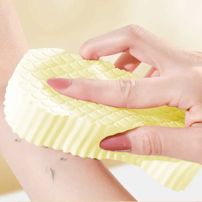 Buy 1 get 1, Skin Friendly and Reusable, Magic Exfoliating Bath Sponge,3D Upgrated Version Super Soft Exfoliating Bath Sponge,Alternative to exfoliating Gloves, Absorbent Pack, Random Color Smooth