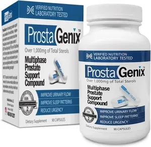 Men's Advanced Prostate Support Dietary Supplement - Daily Healthy Urinary Health Formula to Reduce Nighttime Bathroom Trips, Urgency, Frequent Urination - 90 Capsules