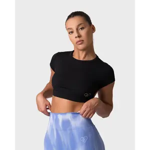 PWG x CC Short Sleeve Top - Black