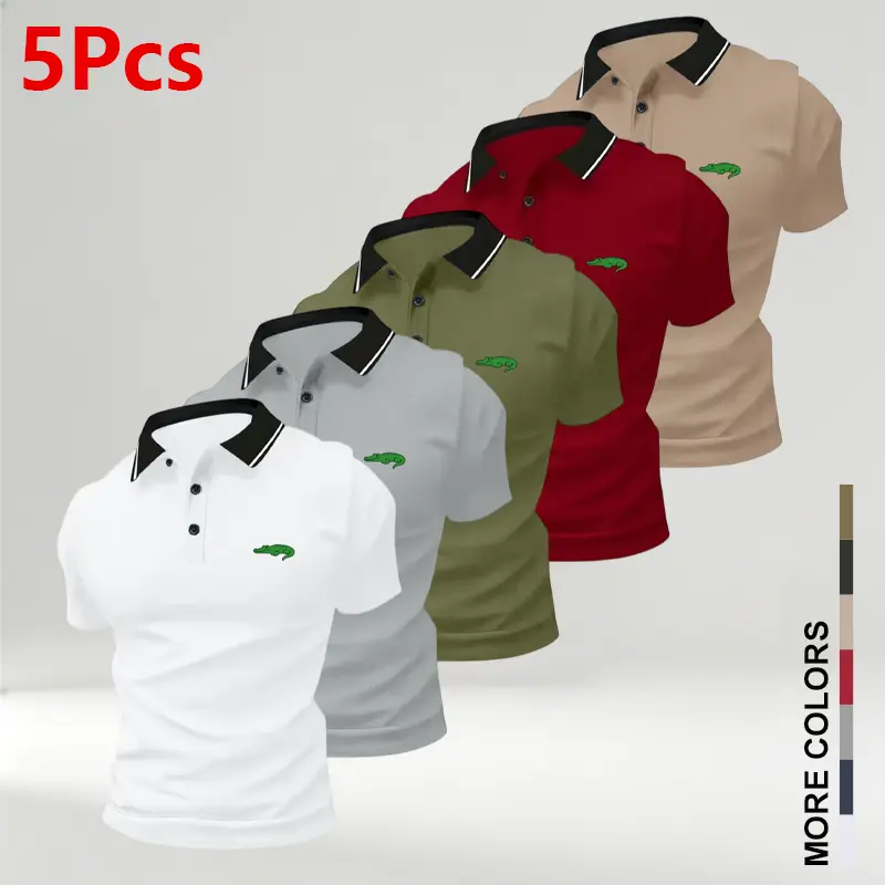 White + Gray + Army Green + Red + Khaki