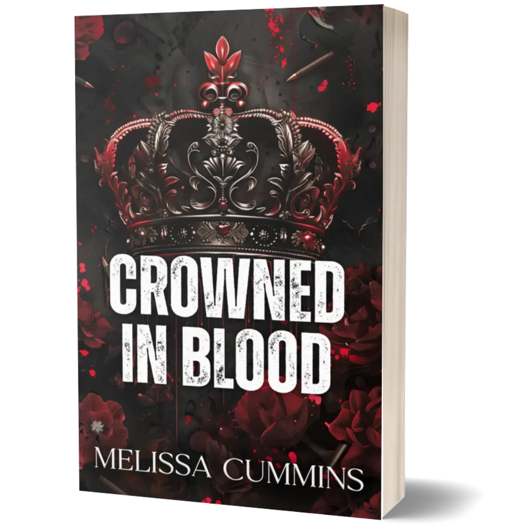 Crowned In Blood Paperback - A Dark Mafia, Age Gap, Stalker Romance book