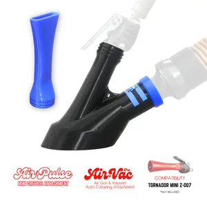 Air + Vac & Air Pulse Crevice Cone Detailing Attachments Compatible with Tornador Mini Z-007 Air Tool Car Vacuum Cleaner Handheld Car Vacuum