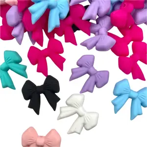 1pc I Like Big Bows & I Can't Lie Silicone Focal Beads - Beading & Crafting DIY