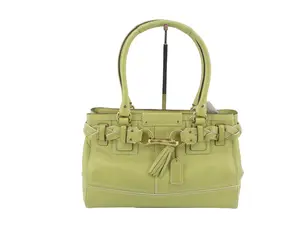 Pre-owned coach leather Shoulder Bags Hampton Y2K Green sShoulder Bag