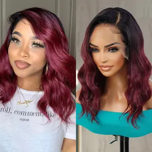 The Stylist Human Hair Blend Pre Plucked 13x6 Invisible HD Lace Frontal Wig Kayla