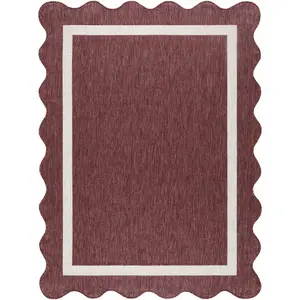 Varro Burgundy Area Rug