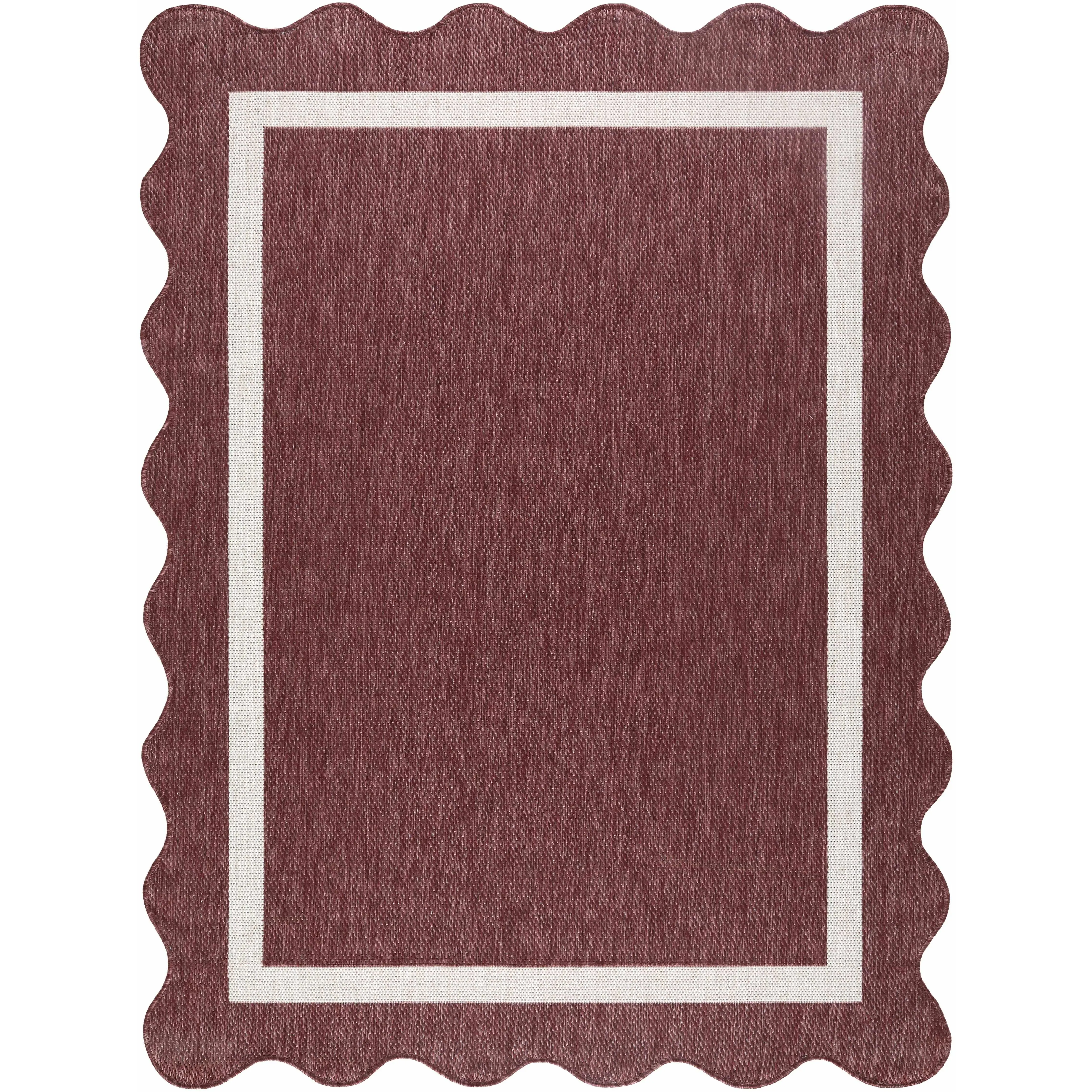 Varro Burgundy Area Rug
