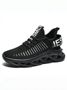 Men's Fashionable Lace Up Low Top Sneakers, Casual Comfortable Breathable Sports Running Shoes, Male All-match Round Toe Shoes for Daily Wear, Workout Sneakers, Running Training Shoes